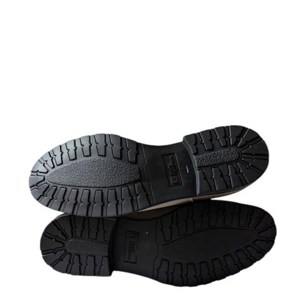 White Mountain Women's Taupe Comfort Stacked Block Heel Chelsea  Bootie Size 8 - Picture 8 of 8